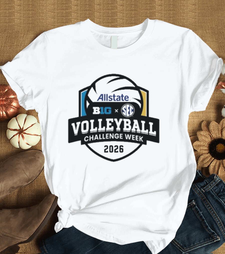 Allstate Big Ten SEC Volleyball Challenge Week 2026 T-Shirt