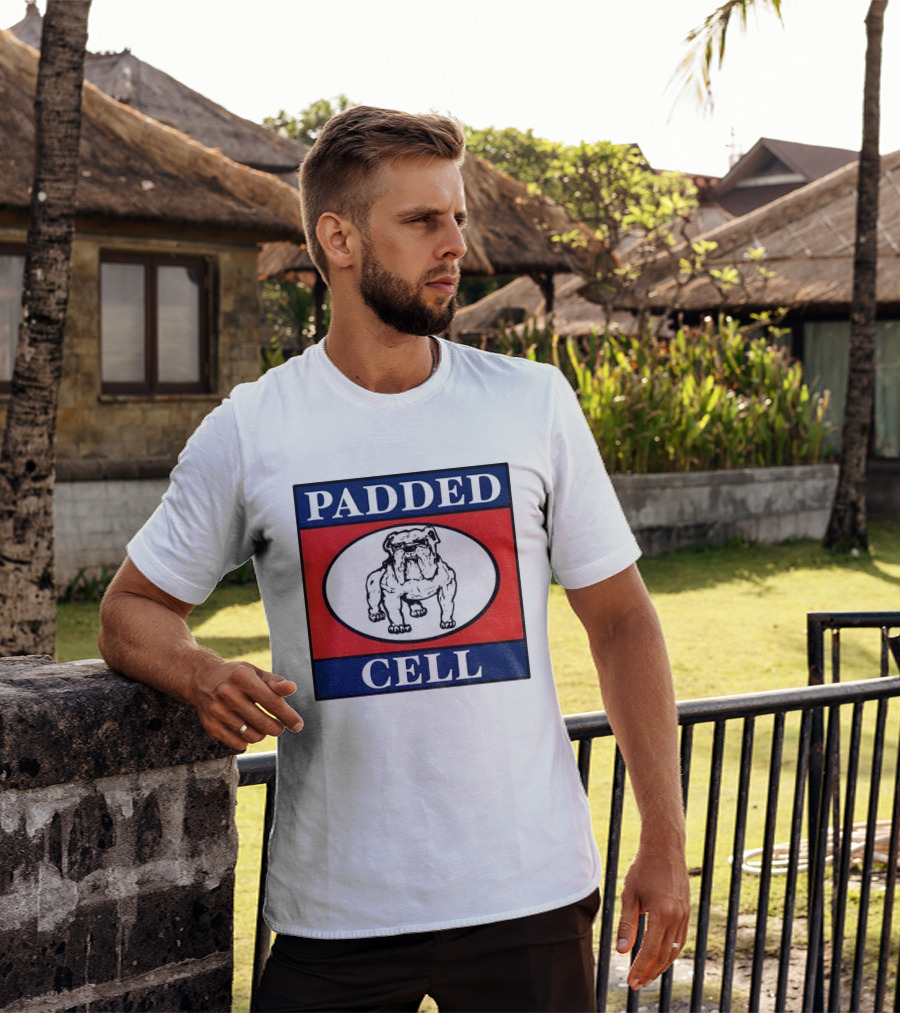 Punk Rock Padded Cell Bulldog Oval T-Shirt