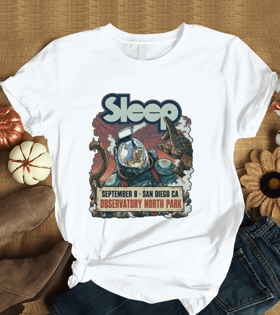 Sleep Sep 8 2026 Observatory North Park In San Diego California T-Shirt