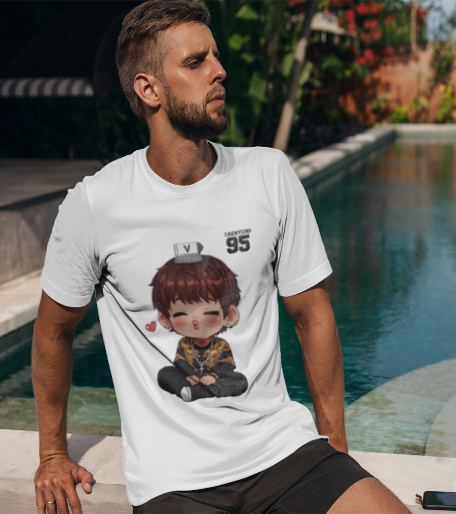 Taehyung V BTS 95 Kawaii Chibi T-Shirt