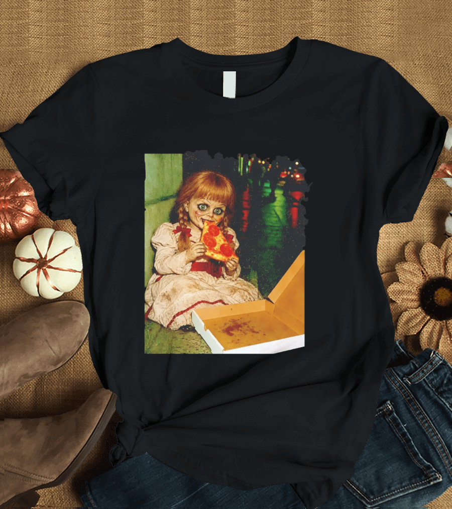 Annabelle Pizza Night Halloween T-Shirt