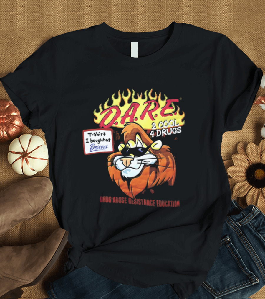 D.A.R.E. Is Cool 4 Drugs Lions Drug Abuse Resistance Education T-Shirt