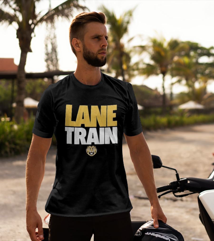 LSU Tigers NCAA Lane Train With Fierce Tiger T-Shirt