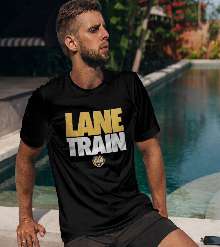 LSU Tigers NCAA Lane Train With Fierce Tiger T-Shirt