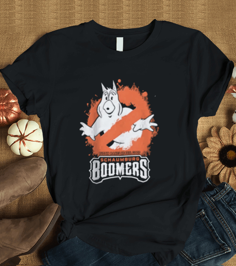 Schaumburg Boomers Bustin Makes Me Feel Good Ghostly T-Shirt