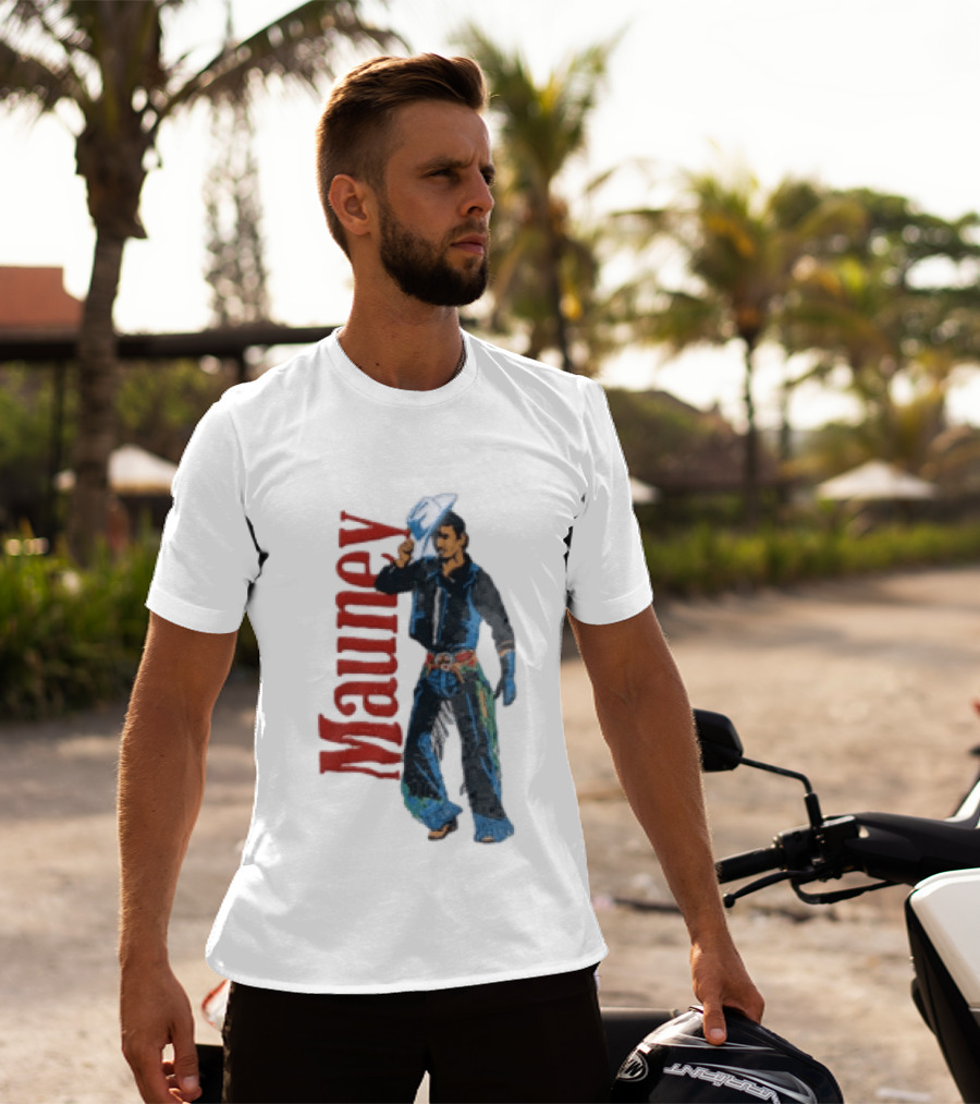 Mauney Cowboy Hat Salute Rodeo T-Shirt