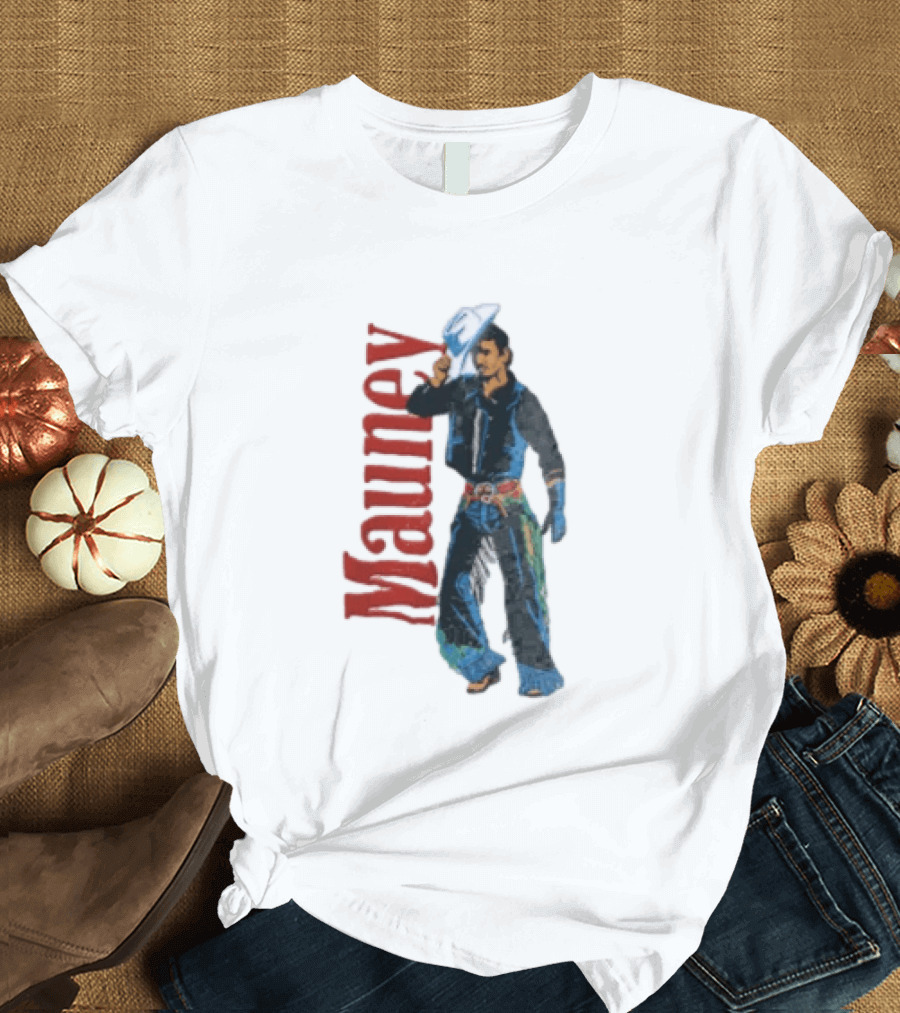 Mauney Cowboy Hat Salute Rodeo T-Shirt