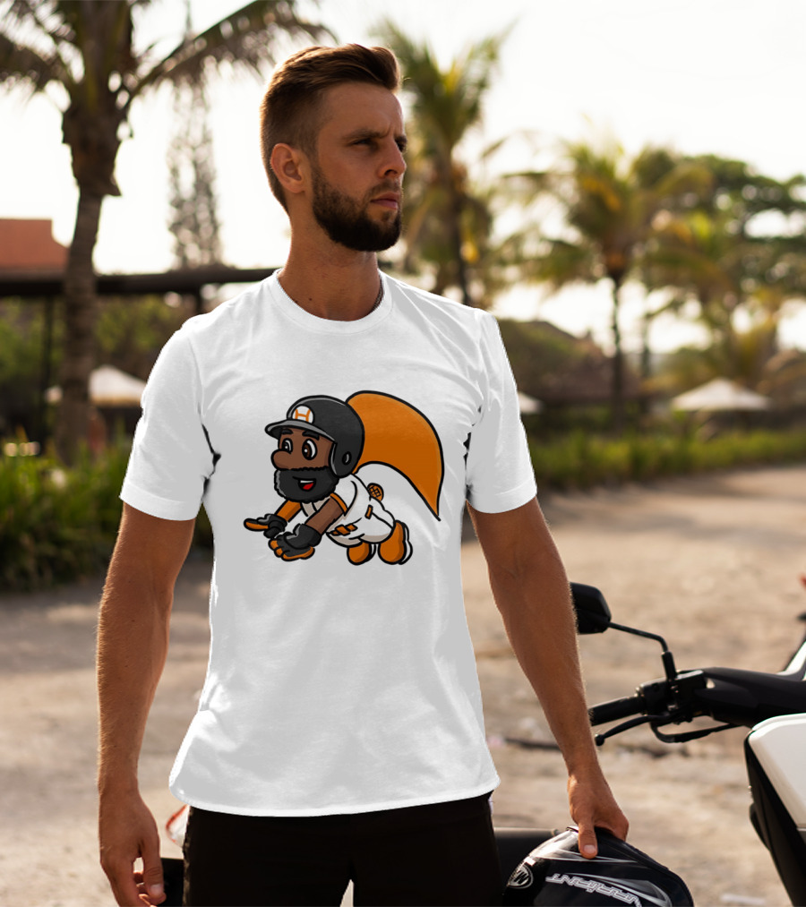 Super Baseball Bros Diving Catch Gamer Parody Superhero Player T-Shirt