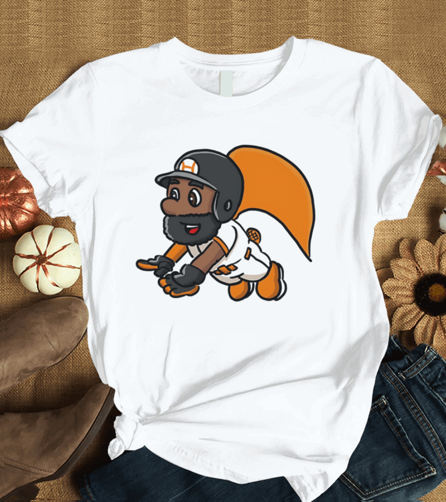 Super Baseball Bros Diving Catch Gamer Parody Superhero Player T-Shirt