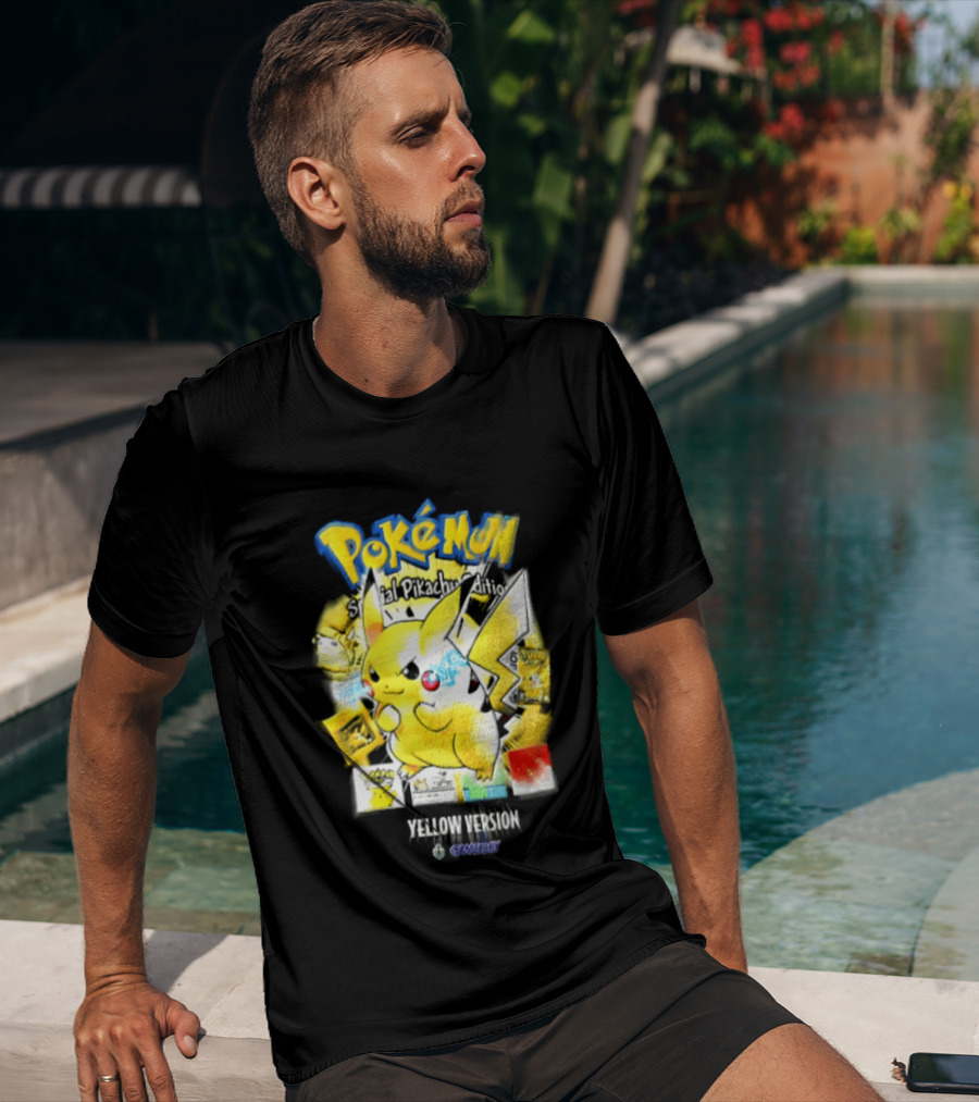 Pokémon Special Pikachu Edition Yellow Version Game Boy Nintendo T-Shirt