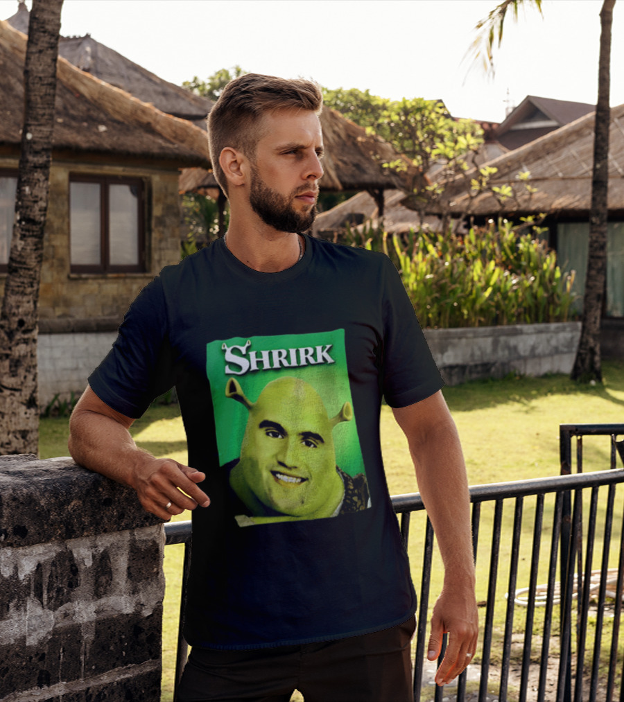 Shrirk Shrek Meme Face Swap Ogre T-Shirt