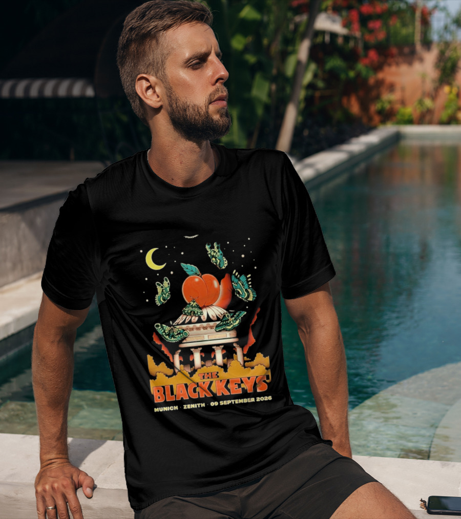 The Black Keys Peaches N Kream World Tour Munich Zenith September 2026 T-Shirt