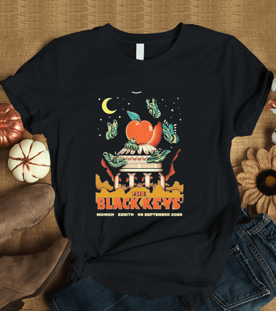 The Black Keys Peaches N Kream World Tour Munich Zenith September 2026 T-Shirt