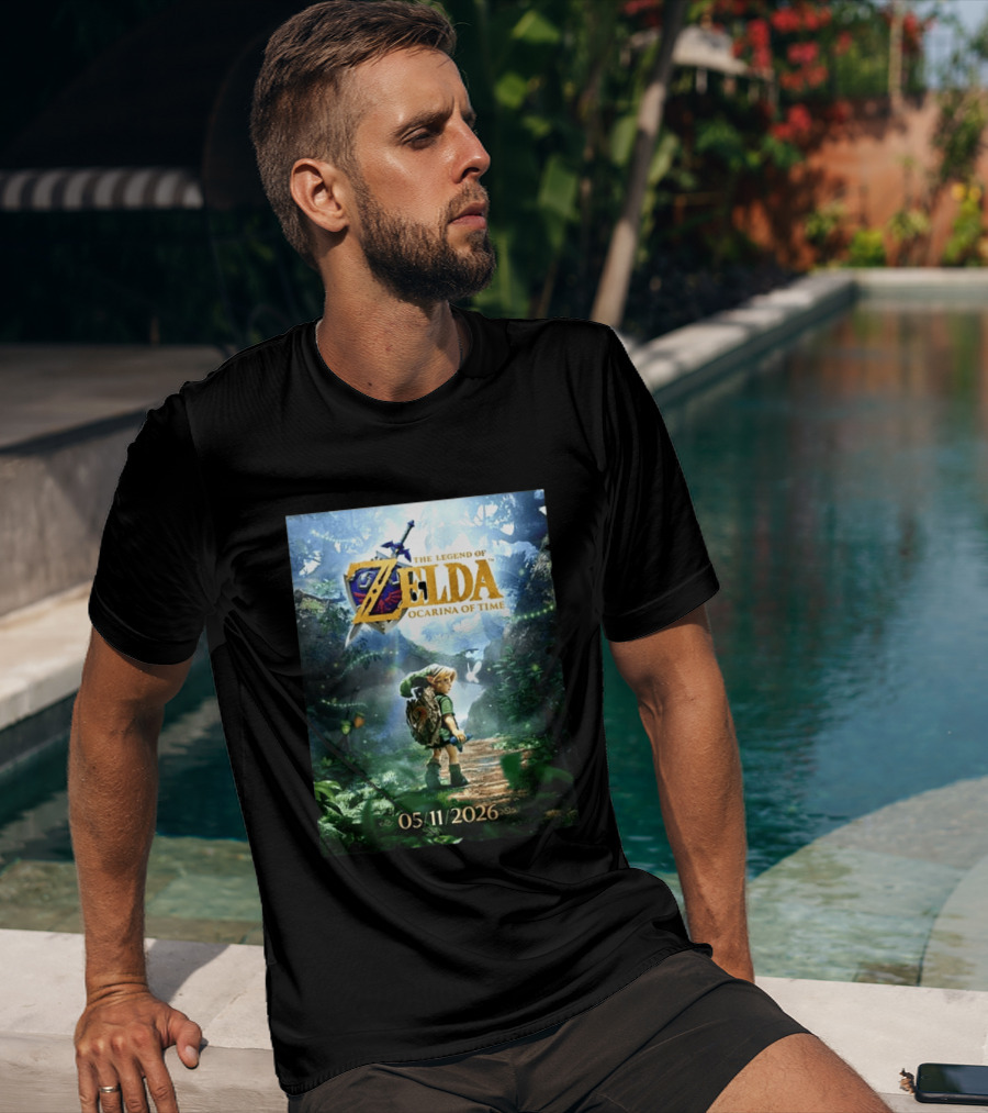 The Legend Of Zelda Ocarina Of Time 05/11/2026 Nitendo Switch 2 Release T-Shirt
