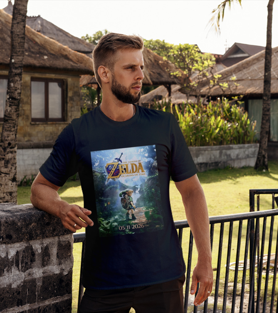 The Legend Of Zelda Ocarina Of Time 05/11/2026 Nitendo Switch 2 Release T-Shirt