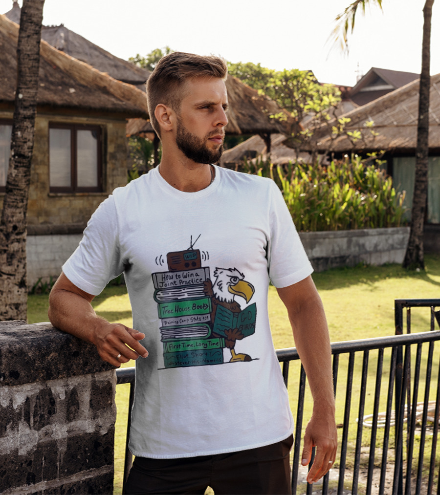 How To Win A Joint Practice Eliot Short Cartoon Eagle Go Birds Tree House Books T-Shirt