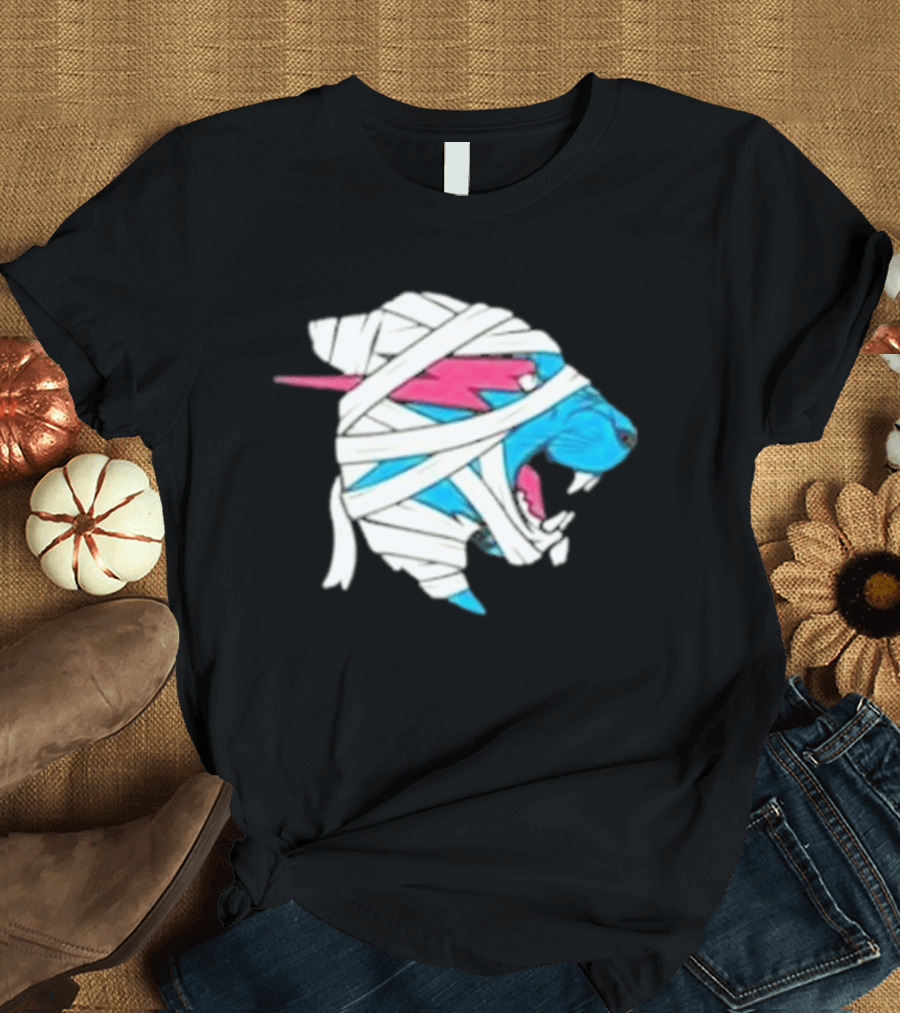 Mrbeast Mummy Panther Wrapped Beast Head T-Shirt