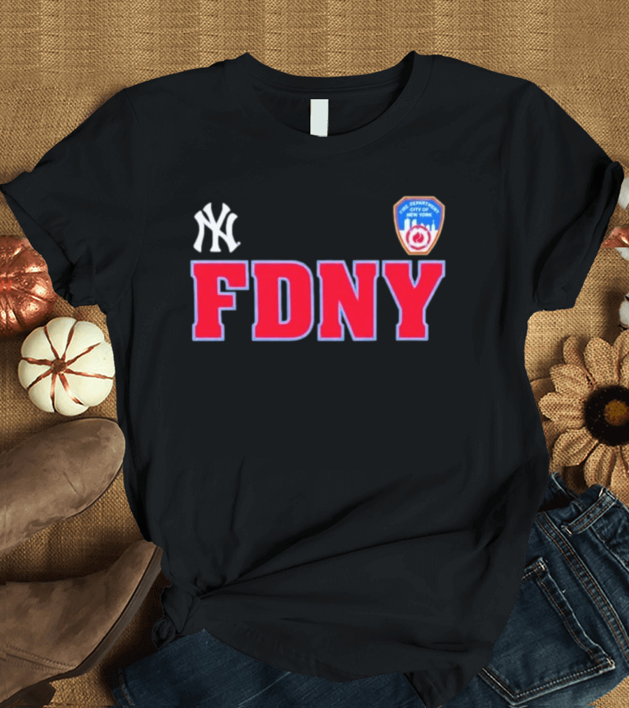 NY Yankees FDNY City Of New York 2026 T-Shirt