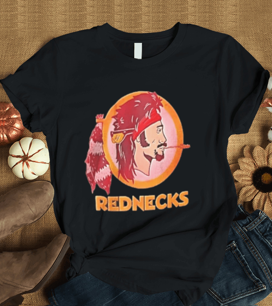 Rednecks Mullet Man Bandana Coonskin Tail Original Washington Alternative T-Shirt
