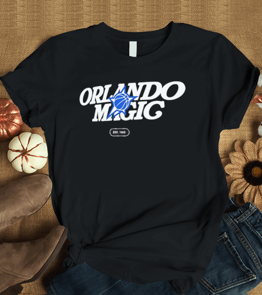 Orlando Magic Est 1989 Star Basketball T-Shirt