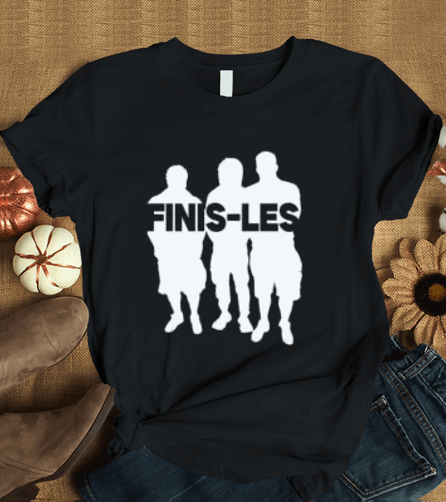 La Feve Store Finis Les Bold Figures White Silhouette Group T-Shirt