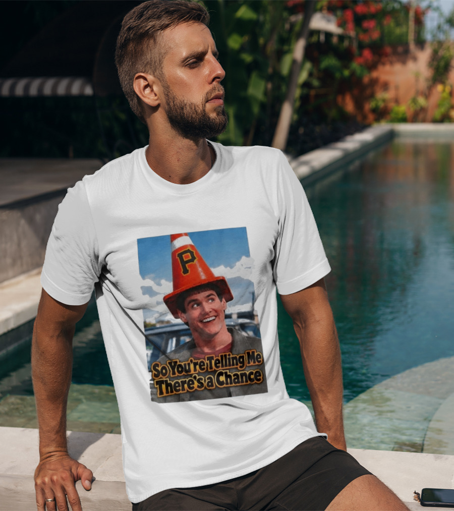Jim Carrey Cone Hat P So You're Telling Me There's A Chance T-Shirt