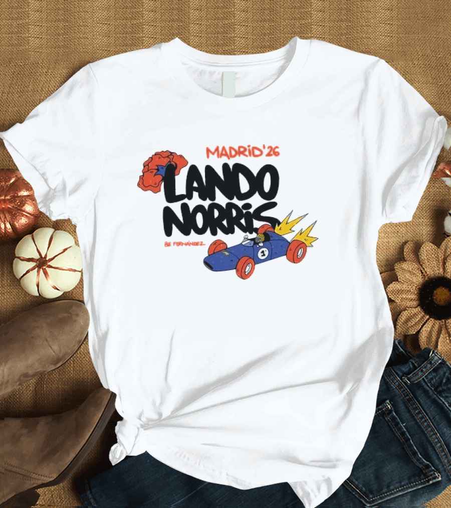 Maddio's Lando Norris Racing Car T-Shirt
