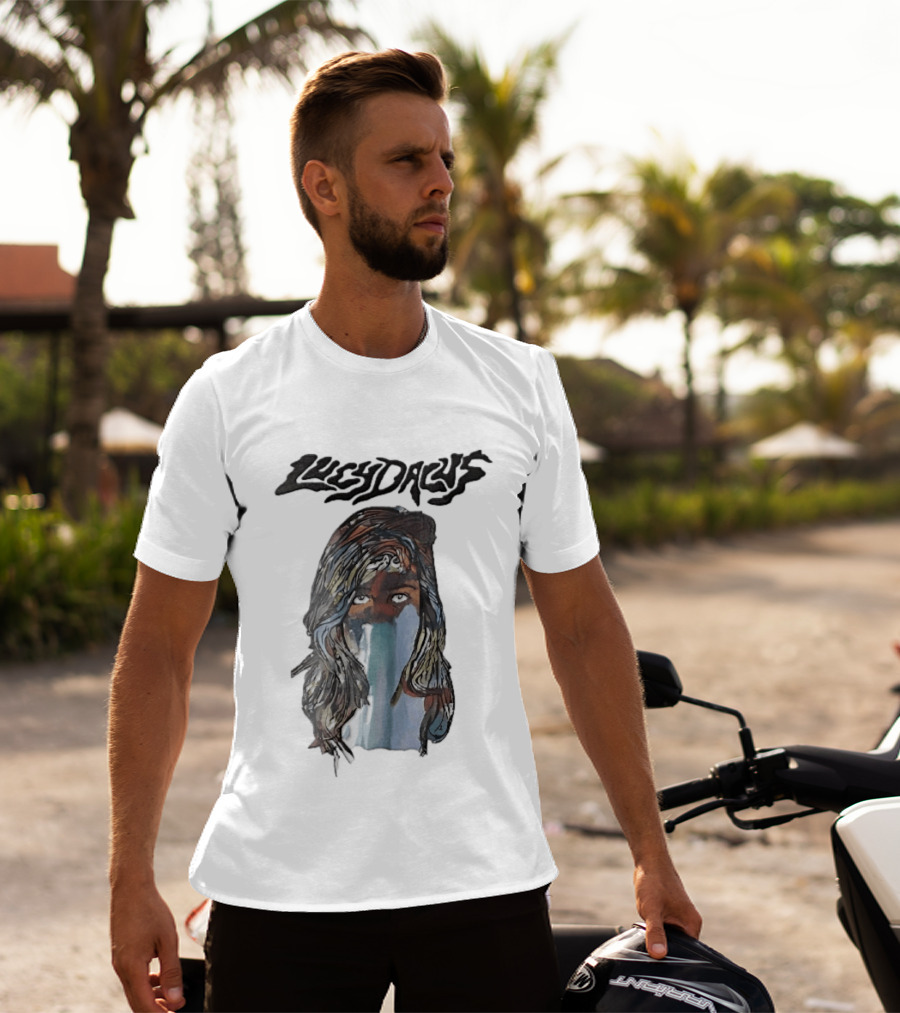 Lucy Dacus Watercolor Woman Face T-Shirt