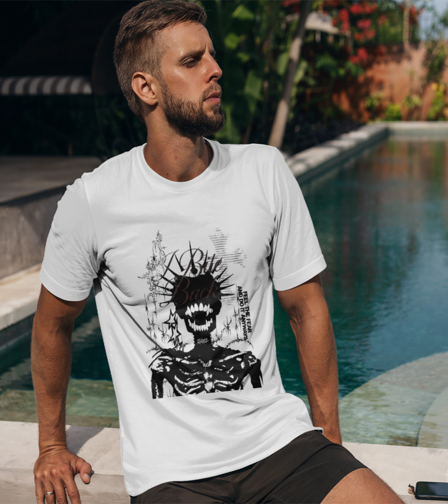 Swixxz Bite Back Jumbo Skeleton Cross T-Shirt
