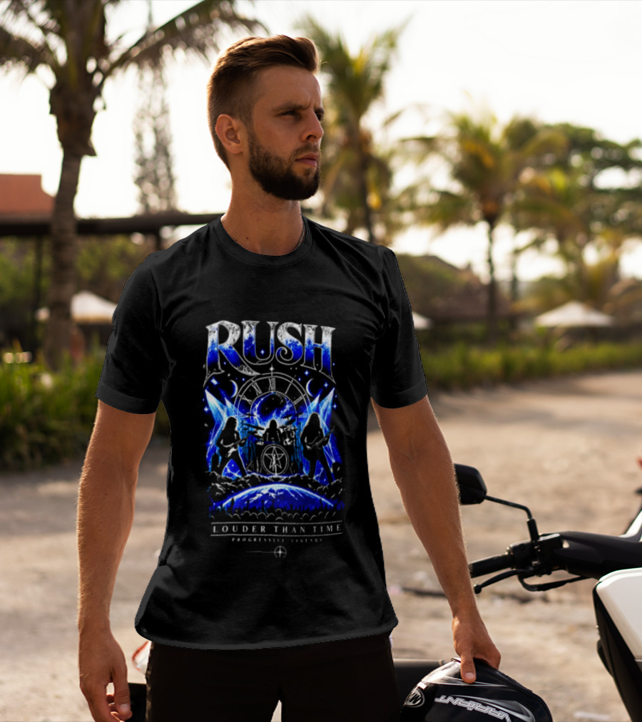 Rush Louder Than Time Closer To The Stars Progressive Legends T-Shirt