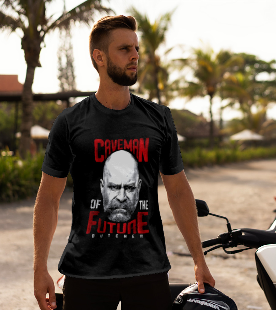 Caveman Of The Future Butcher Iconic Face T-Shirt