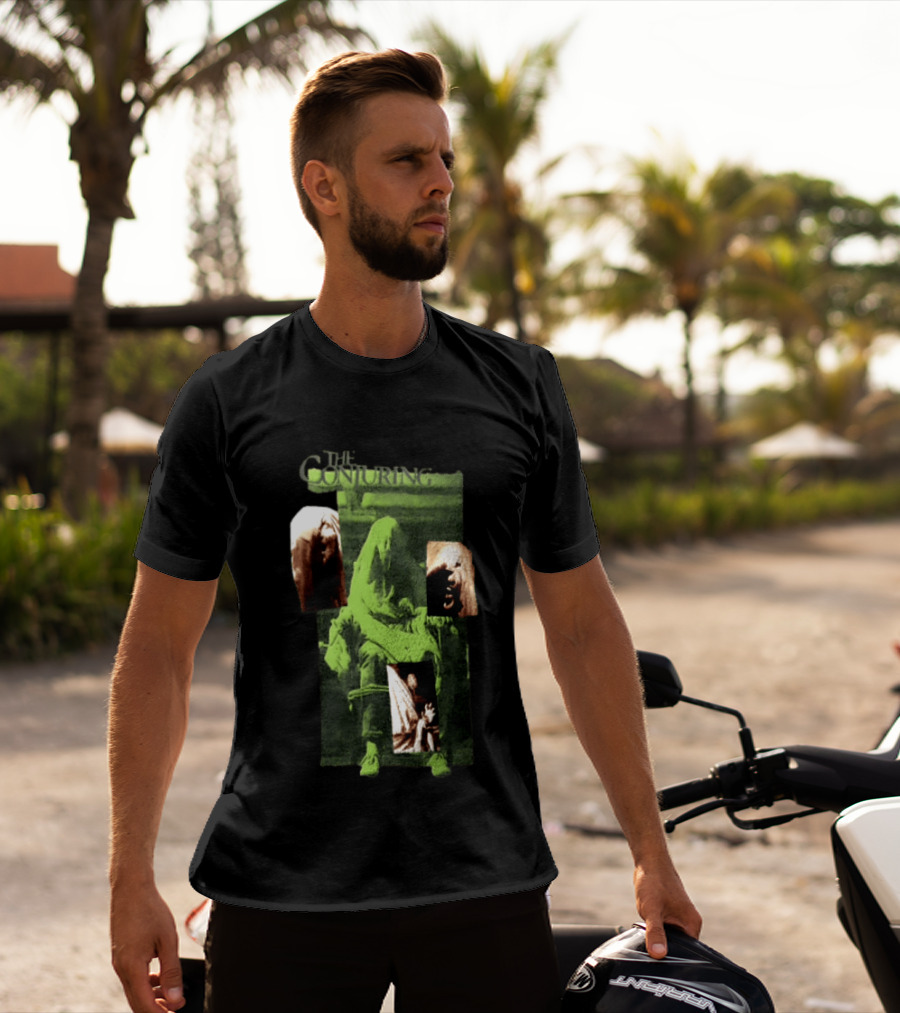 The Conjuring Horror Imagery And Eerie Figures T-Shirt