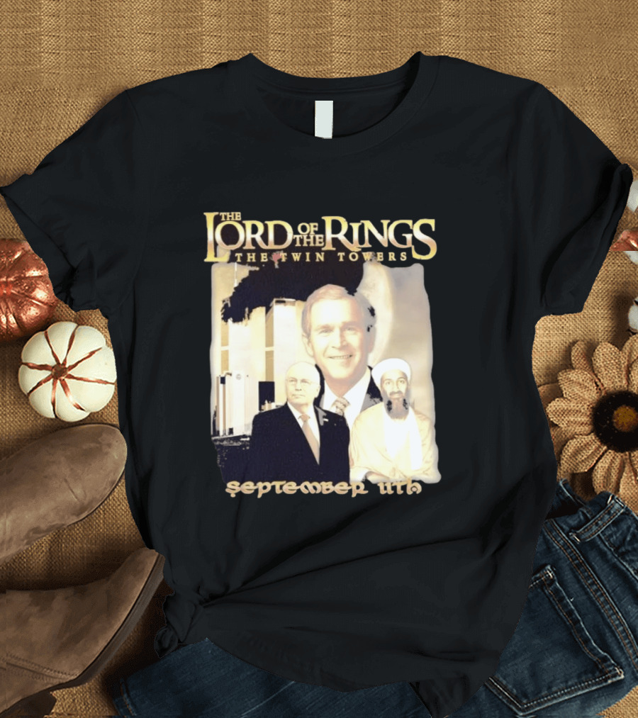 The Lord Of The Rings The Twin Towers September 11th T-Shirt