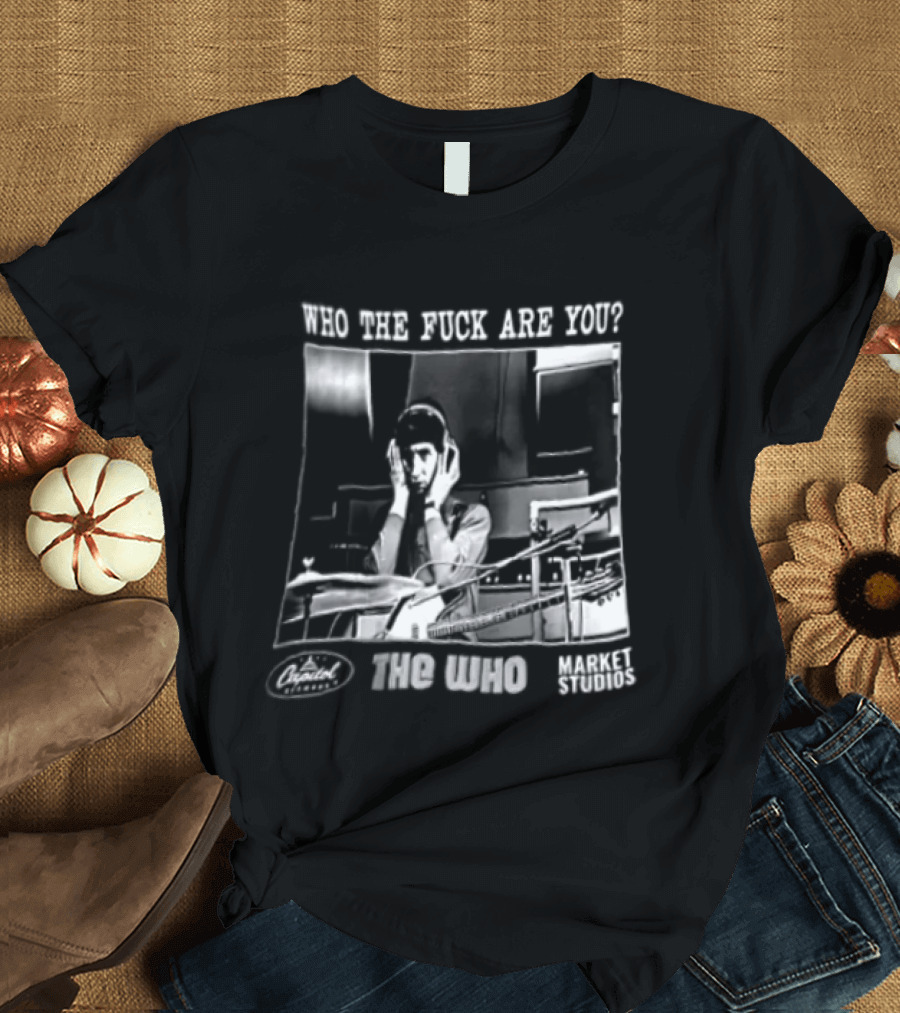 The Who X Market D2C Who The Fuck Are You Photo Album Cover T-Shirt