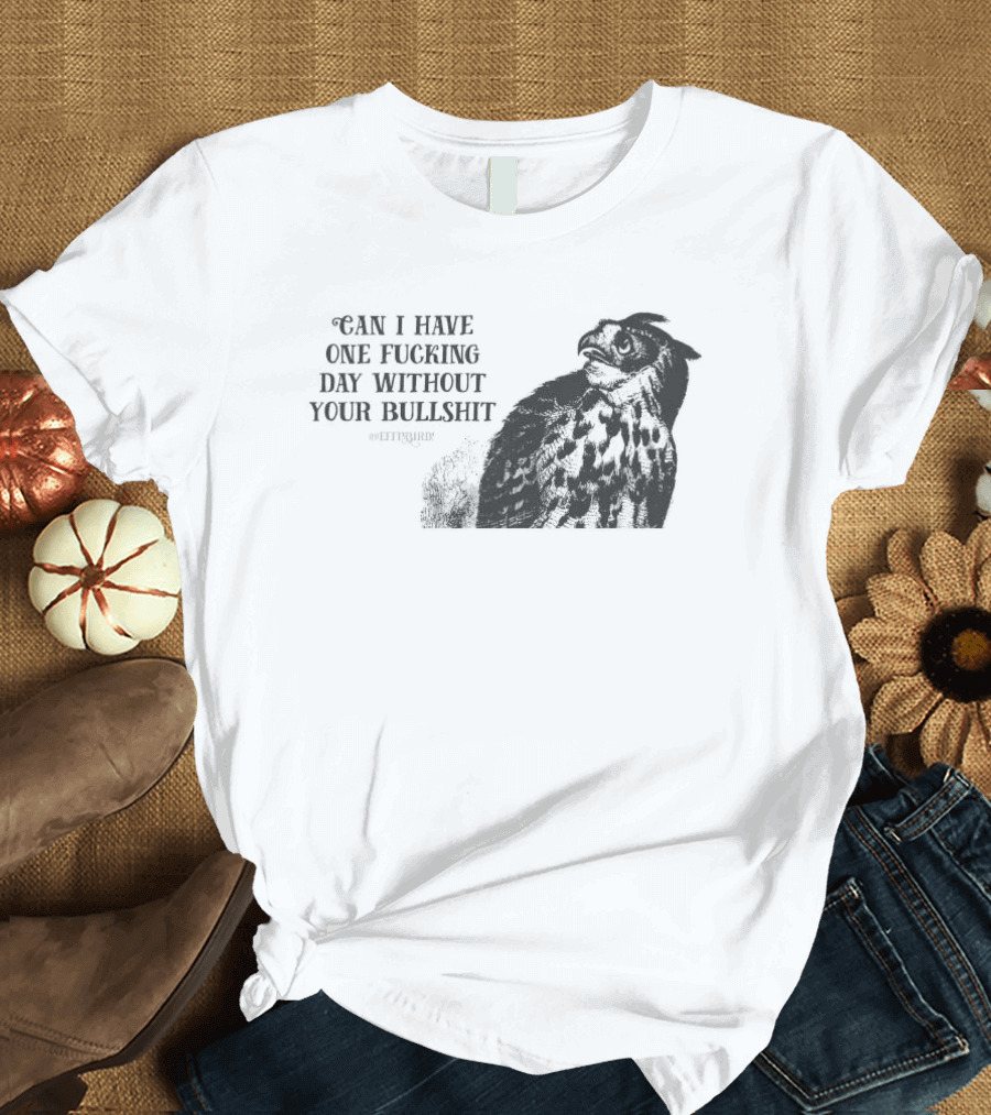Can I Have One Fucking Day Without Your Bullshit Effinbirds T-Shirt