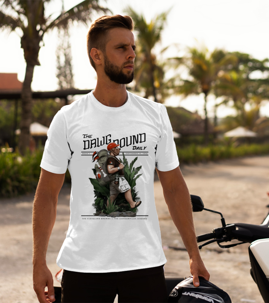 The Dawg Pound Daily September 13 2026 Cleveland Browns Vs Jacksonville Jaguars Week 1 T-Shirt