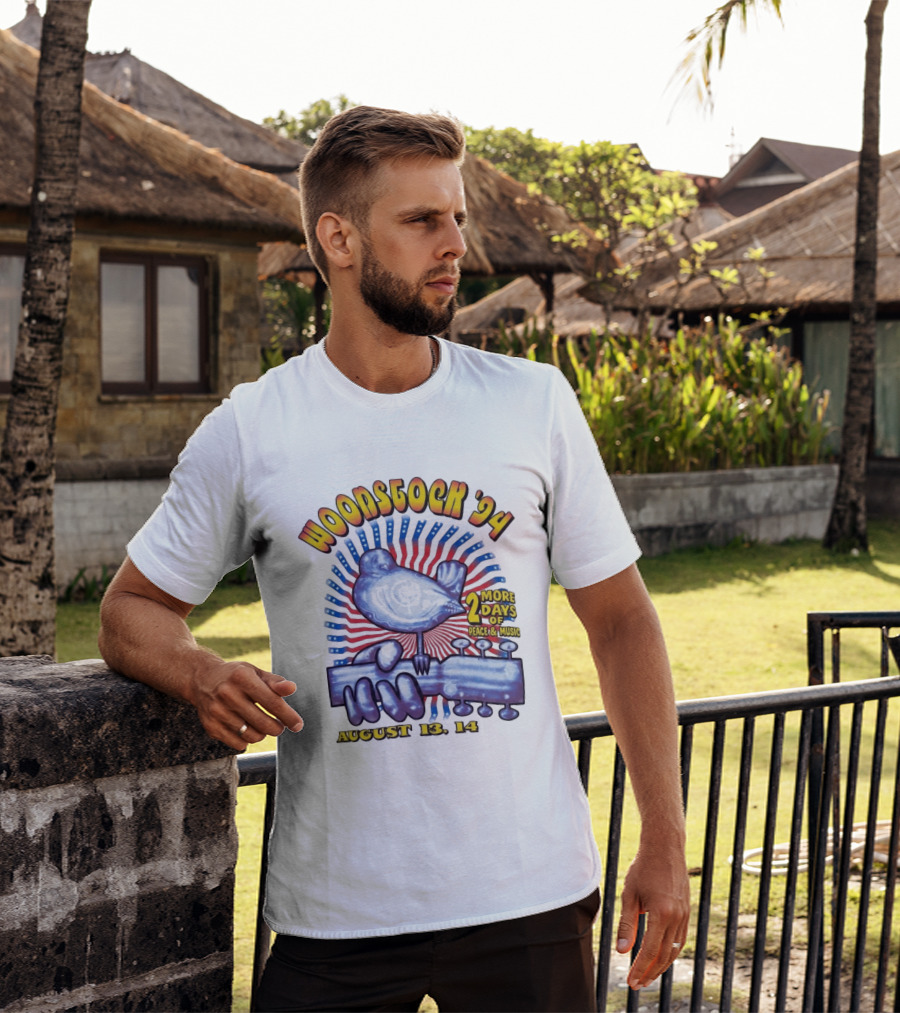 Von Miller Woodstock '94 August 13 14 2 More Days Of Peace And Music T-Shirt