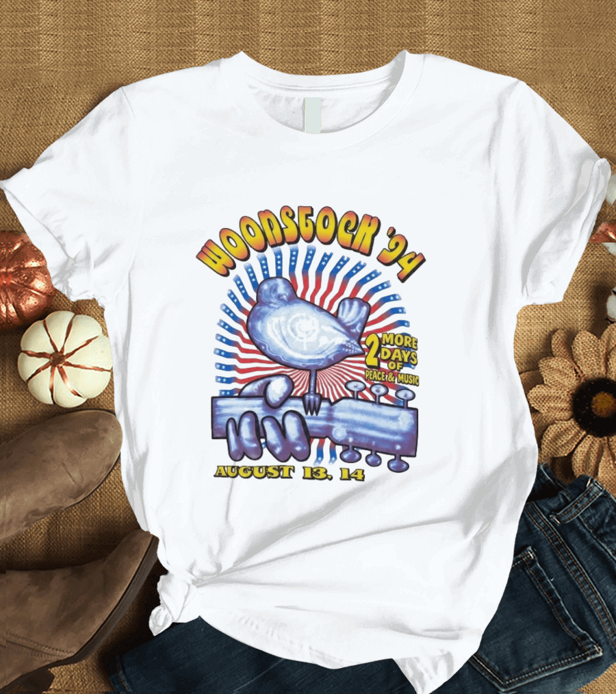 Von Miller Woodstock '94 August 13 14 2 More Days Of Peace And Music T-Shirt