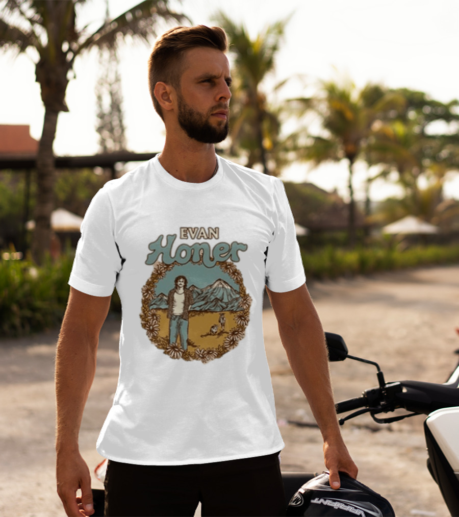 Evan Honer It's An Even Longer Road Tour 2026 Mountain Scene T-Shirt