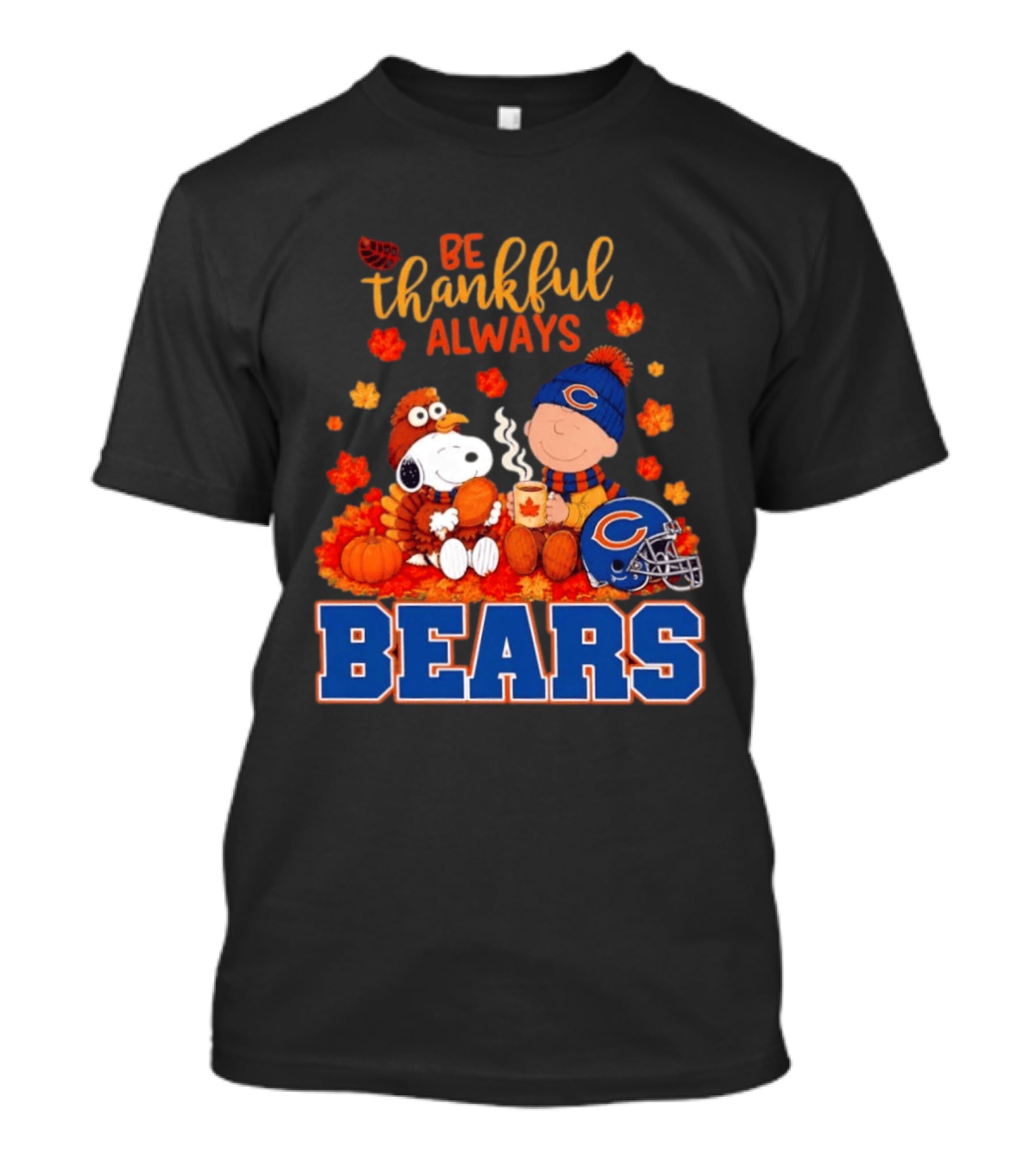Be Thankful Always Snoopy And Charlie Brown Bears T-Shirt