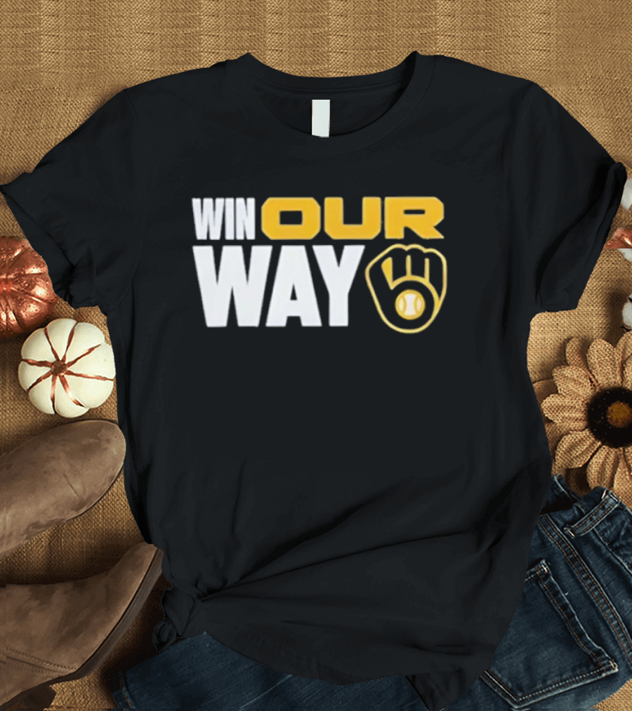Milwaukee Brewers 2026 Postseason Win Our Way Clinched T-Shirt