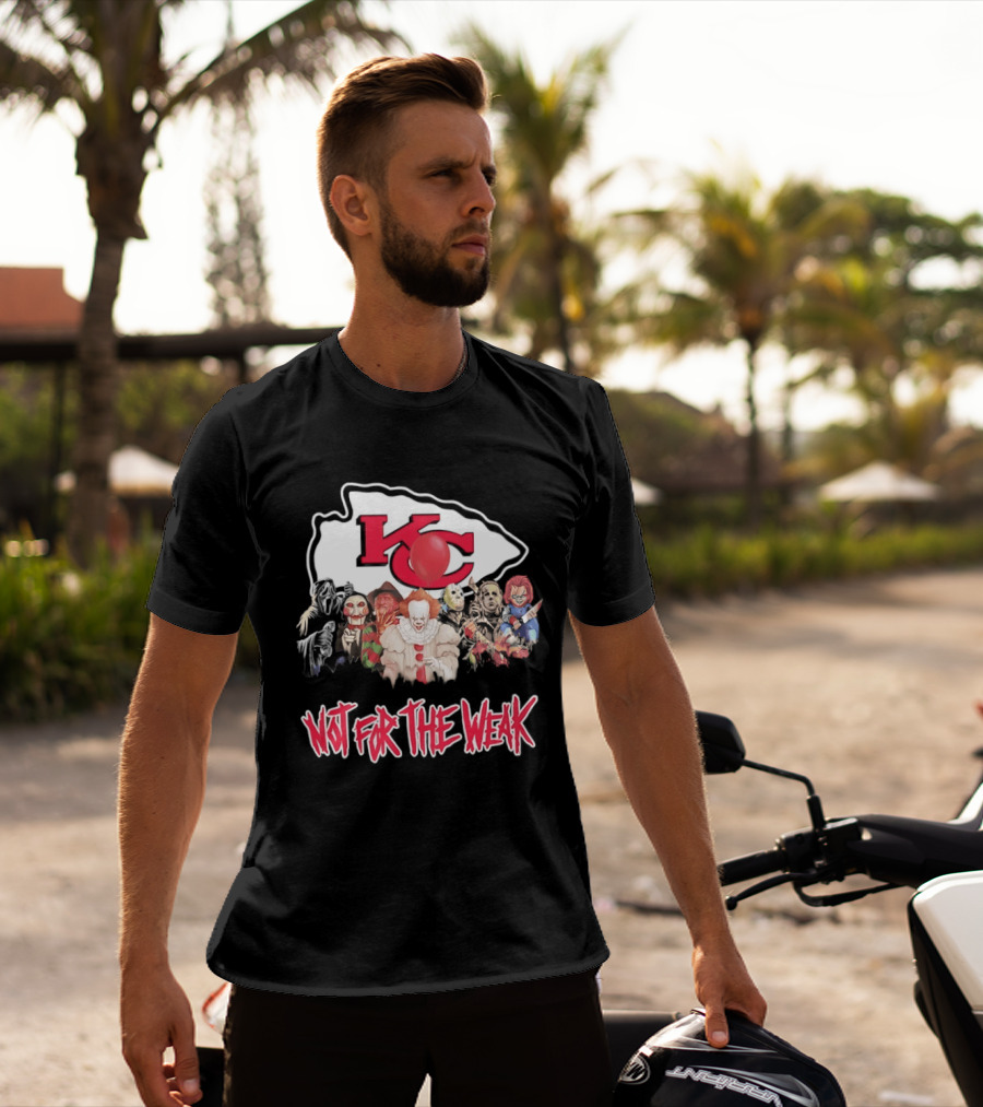 Kansas City Chiefs Horror Characters Halloween Squad Not For The Weak T-Shirt