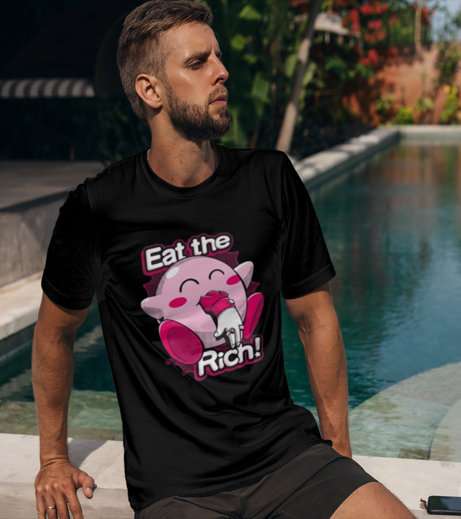 Punkwithacamera Store Eat The Rich Clay Graham Kirby Eating Hand T-Shirt