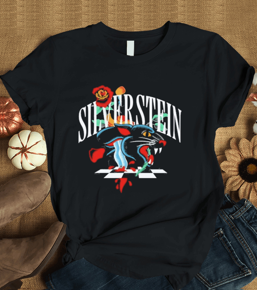 Silverstein Panther Floral Burst T-Shirt
