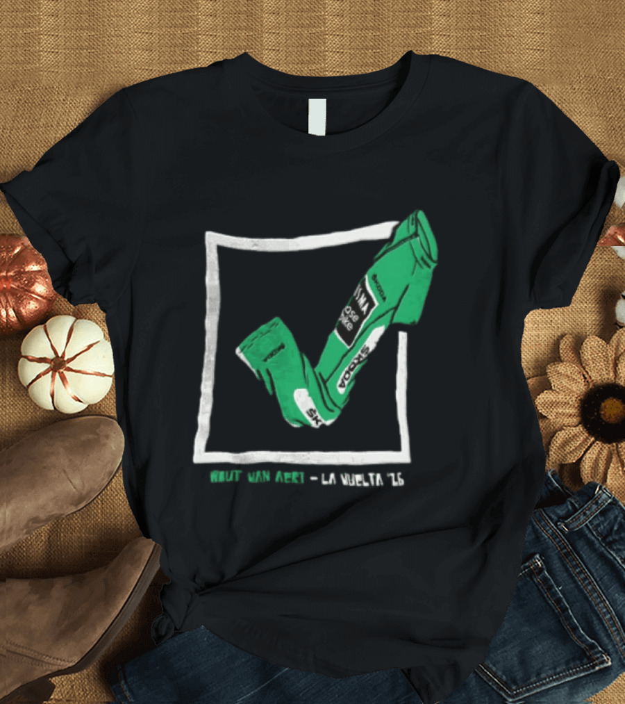 Wout Van Aert La Vuelta 26 Visma Lease A Bike Skoda Cycling Jersey T-Shirt