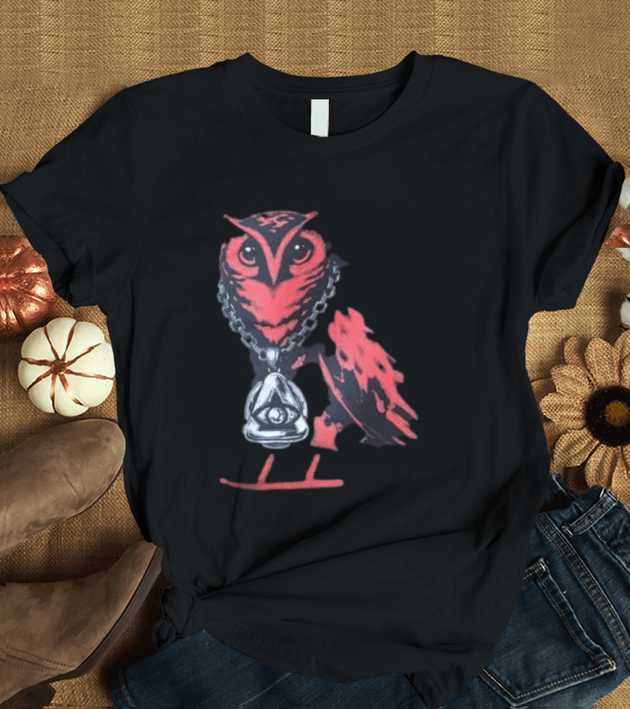 Yeat Store Love Lyfe Ovo Tour Owl With Eye Pendant T-Shirt
