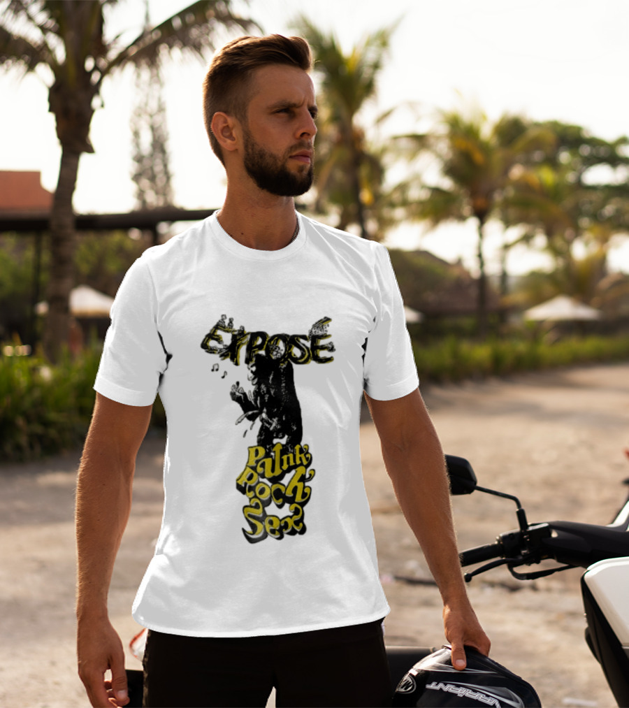 Expose King Kong Punk Rock Sex Gorilla Holding Woman T-Shirt