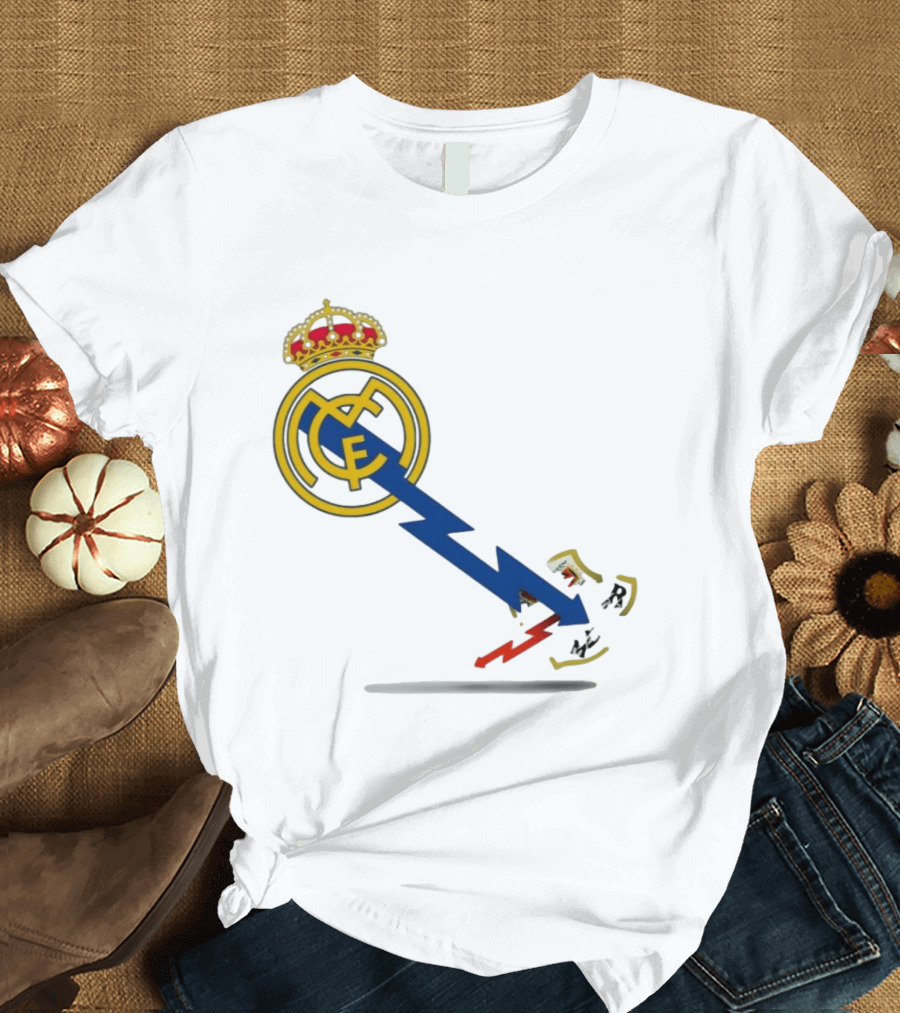Real Madrid CF Lightning Strike Emblem MCF T-Shirt