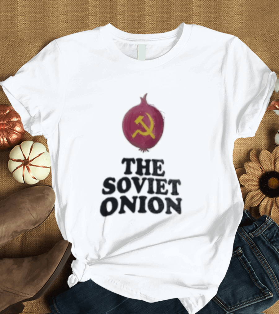 The Soviet Onion Hammer And Sickle T-Shirt