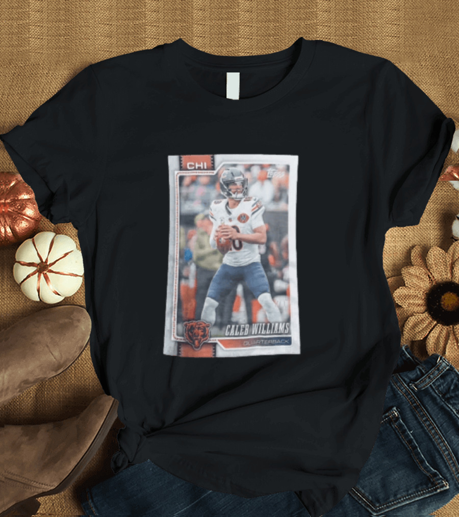 2026 Topps Caleb Williams Chicago Bears Quarterback Trading Card T-Shirt
